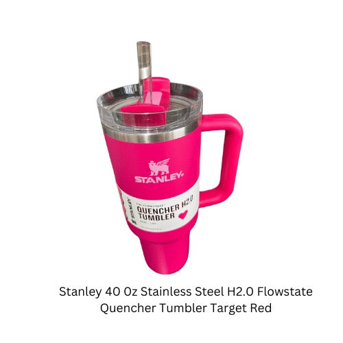 Stanley 30 oz. Quencher H2.0 FlowState Stainless Steel Tumbler - Camelia  Pink Gradient 