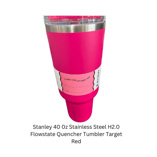 Stanley 40 oz Stainless Steel H2.0 Flowstate Quencher Cosmo Pink